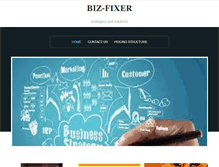 Tablet Screenshot of biz-fixer.com